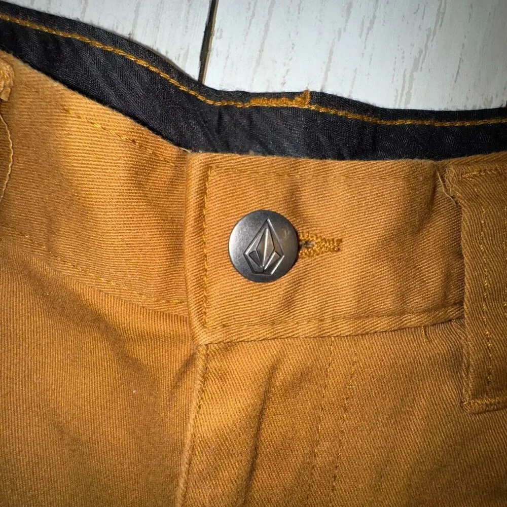 Volcom Hybrid Shorts Mens 28 Waist Surf Turf Copper Performance Active Quick Dry - Picture 4 of 8